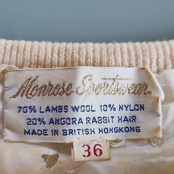 Vintage Monrose Sportswear Wool/Angora Sweater - Picture 9 of 11